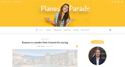Desktop Screenshot of pianosonparade.com