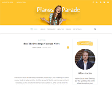 Tablet Screenshot of pianosonparade.com